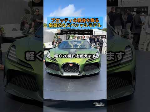 シフトノブに馬？約28億円のブガッティ「最後の特注モデル」が美しすぎる thumbnail