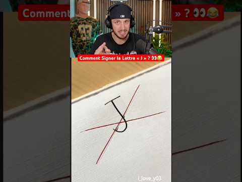Comment Signer la Lettre « J » ? ?? thumbnail