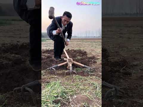 فن الأداء التجريدي في الريف: حرث الأرض بمجرفة ثلاثية الرؤوس thumbnail