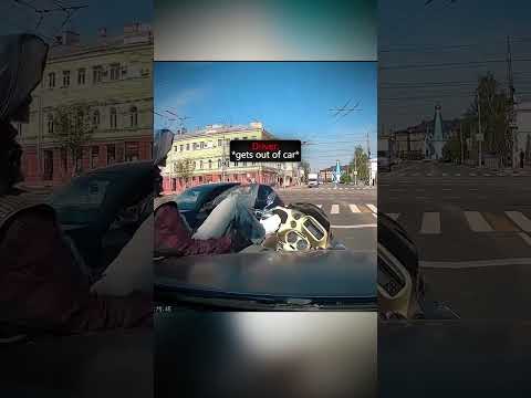 Driver hits a Biker and shows ZERO accountability😂 thumbnail