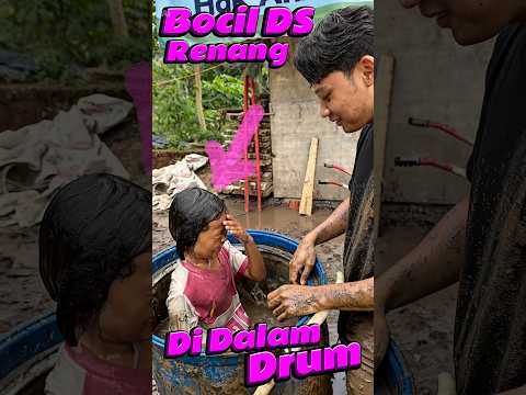 Bocil DS renang di dalam Drum #comedy #minivlog #anakdesa #renang #drum thumbnail