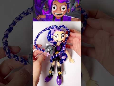 파피 플레이타임 5 릴리 러브브레이즈 💜 파트2 - DIY Poppy Playtime 5 Lily Lovebraids 💜 with Nano Tape! Part2 thumbnail