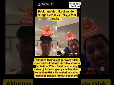 BECKHAM PUTRA UNGKAP INSIDEN SAAT DIRINYA JADI SASARAN PARA PEMAIN PERSIJA USAI LAGA #beckhamputra thumbnail