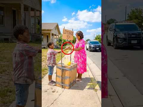 They Replaced His Lemonade Stand With An Amazing Blessing #shorts #kindness thumbnail