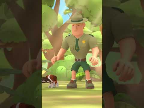 TAPIR MOM FINDS HER BABY! | Leo the Wildlife Ranger #shorts thumbnail