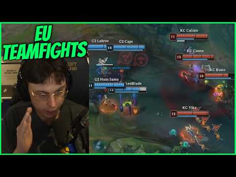 Caedrel Reviews EU Teamfighting In KC VS G2 thumbnail