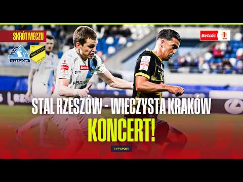 SKRÓT: STAL RZESZÓW - WIECZYSTA KRAKÓW. GRAJĄ SWOJE, DALI KONCERT! BETCLIC 1 LIGA - 33. KOLEJKA thumbnail