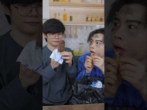 คนจน vs คนรวย กินอาหาร #funny thumbnail