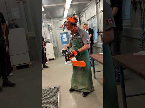 One of the hands on test we got to see at the @Stihl testing facility! @STIHLCanada thumbnail
