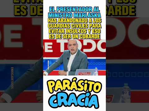 EL PRESENTADOR CARGA DURAMENTE CONTRA EL MINISTRO MARLASKA. ¡ COBARDE DE POR VIDA ! thumbnail