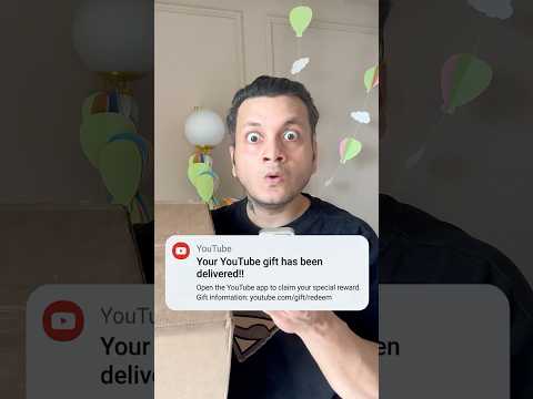 SURPRISE GIFT FROM YOUTUBE ▶️🎁😱 #shorts #youtubeshorts #cricket #unboxing #ball #funny thumbnail