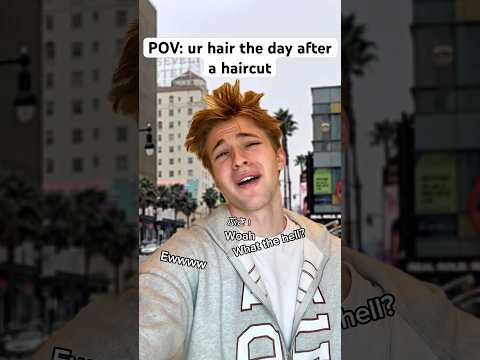POV: ur hair the day after a haircut thumbnail