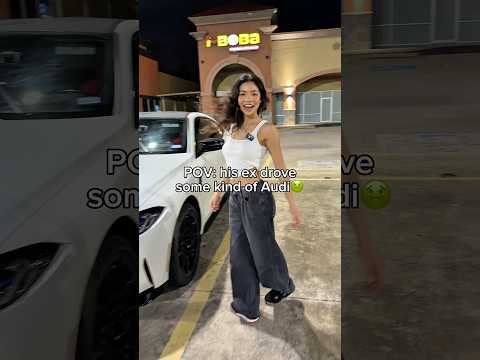 That was a close one #ex #cargirl #skit #audi #bmwm4 #car #automobile #shorts thumbnail