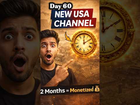 USA Faceless YouTube Channels | YouTube growth tips day 60 #mission1mwithyou #usachannel thumbnail