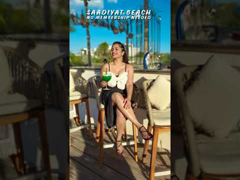Saadiyat Beach for FREE? No Membership Needed! 🌅🏖️ thumbnail
