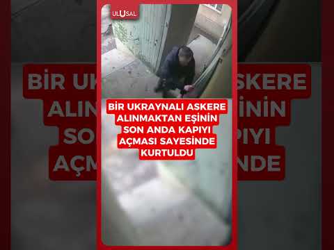 Bir Ukrayna vatandaşı zorla askere alınmaktan eşi sayesinde kurtuldu #shorts #keşfet #ukrayna #savaş thumbnail