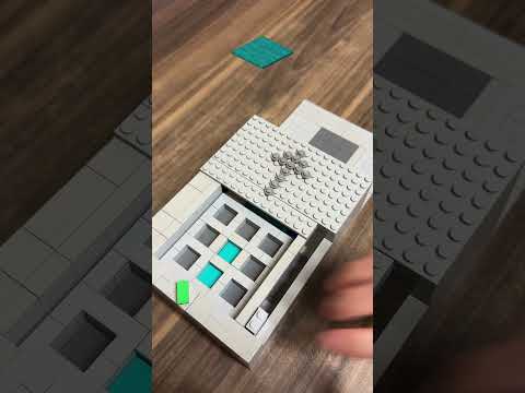 Crafting Minecraft Cyan Carpet BUT Lego! thumbnail