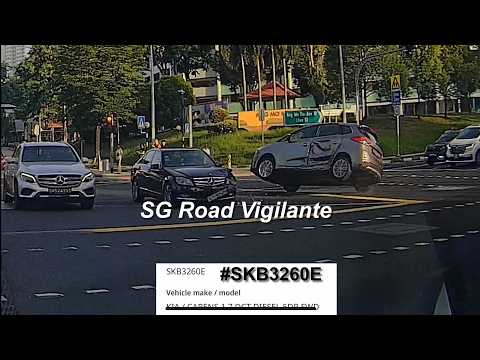 11may2026 #SKB3260E kia caren turning right at the discretionary right turn junctionfail to give way thumbnail