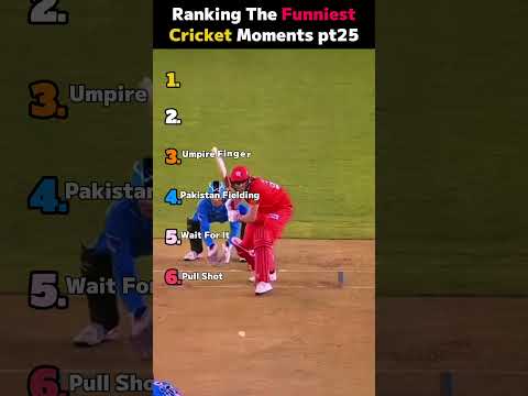 Ranking The FUNNIEST Cricket Moments | Pt. 25 thumbnail