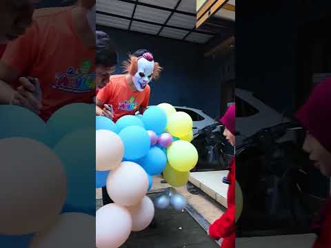 Aqilla letusin balon berapa nih temen-temen? #shorts thumbnail