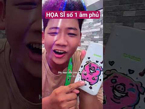 Họa sĩ 𝐍𝐔 𝐇𝐄𝐎 vẽ...𝐇𝐄𝐎 😂 #shorts #tonytv #painting thumbnail