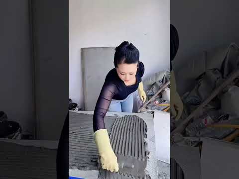 Tile installation P8782#shorts thumbnail