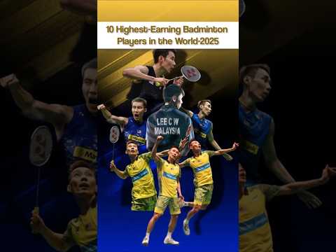 10 Highest Earning Badminton Players in the World 2025 #shorts thumbnail