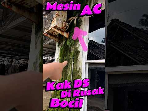 Mesin AC kak DS di rusak bocil #comedy #minivlog #anakdesa #kipas #mesin thumbnail