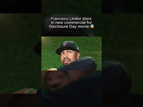 Francisco Lindor starred in a commercial for Steven Spielberg’s new movie Disclosure Day 😱 thumbnail