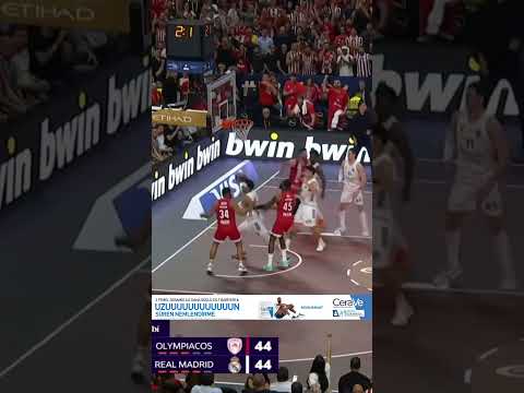 Olimpiakos, ilk yarıyı Alec Peters'ın basketiyle 46-44 önde kapattı! 🏀 #cerave thumbnail