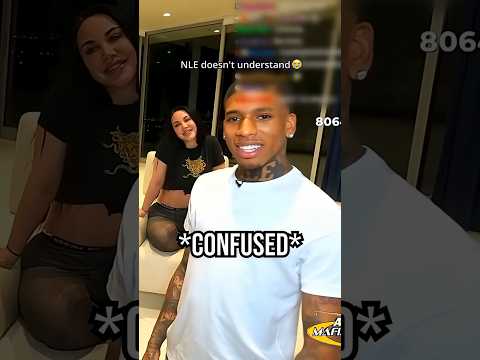 Kai Cenat And NLE Choppa Ask Her What She Does For a Living! 🥀😎 thumbnail
