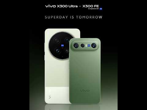 Your next upgrade arrives tomorrow. Super Day for the all-new vivo X300Ultra and vivo X300FE. thumbnail