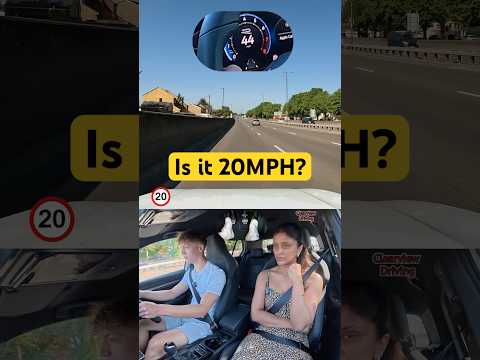 OVER THE SPEED LIMIT?! 😳 #driving #car #test #london #howto #pass #teacher #fyp #pov thumbnail