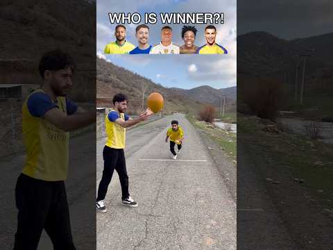 Who Did Win?! Best YouTuber or Best Footballers?! #football #youtube #challenge #shorts thumbnail