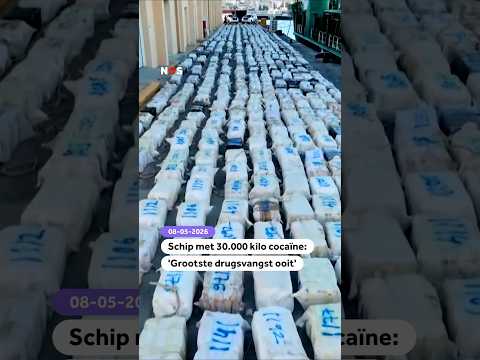 Schip met 30.000 kilo cocaïne: 'Grootste drugsvangst ooit' thumbnail