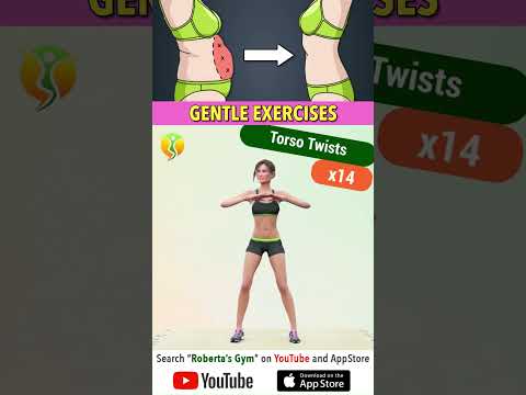 Impact Free #bellyfatworkout | #standing #lowimpact #homeworkout  ⁨@RobertasGym #weightloss thumbnail