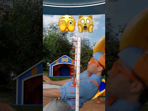 How LOW can Blippi go🤸?! LIMBO CHALLENGE! #shorts #tricks #blippi thumbnail