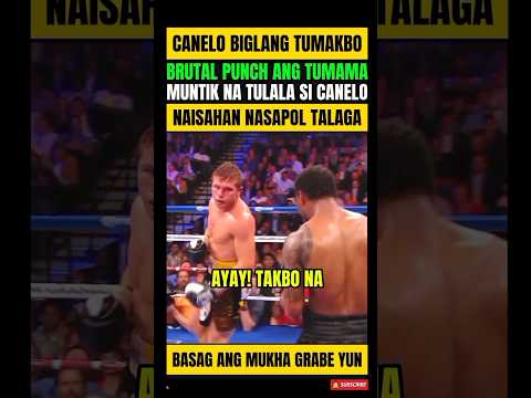 CANELO NAHILO SA SUNTOK TUMAKBO! TULALA SA NANGYARI thumbnail