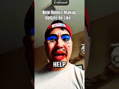 Roblox Makeup Be Like… 💀 #shorts #roblox thumbnail
