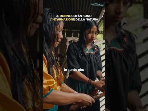 Le donne Cofán sono l'incarnazione della natura #shorts #progettohappiness #documentary thumbnail