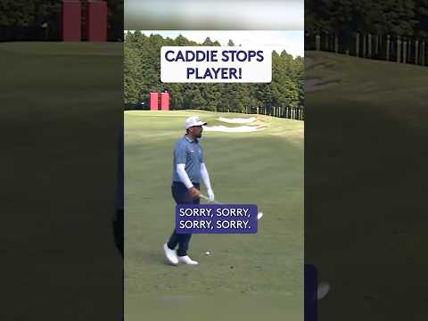 Player STOPPED by caddie ? thumbnail