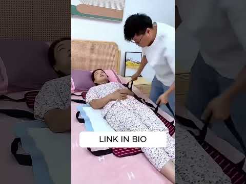 ▶️The Essential Care Tool That Makes Lifting Safe & Easy  Padded Bed Senior Transfer Helper ( # 254) thumbnail