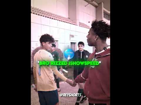 Ronaldo Jr REALLY Rizzed IShowSpeed💀😭#ishowspeed #ronaldojr #rizz thumbnail