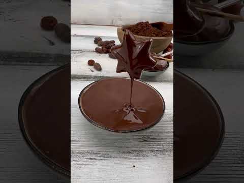 Delicious Chocolate Stars with Milk Jelly! Perfect for any occasion😍 #ChocolateLovers #EasyDessert thumbnail