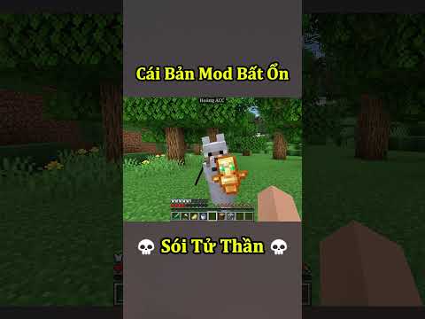 Khi Tôi Chơi Bản Mod Sói Tử Thần Miễn Phí Trong Minecraft 🤣 #shorts thumbnail