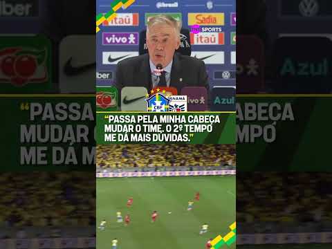 QUEM ENTROU DEIXOU UMA PULGA ATRÁS DA ORELHO DO ANCELOTTI! 👀🇧🇷 #shorts thumbnail