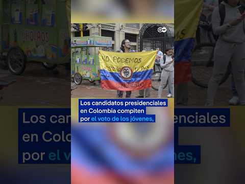 Elecciones en Colombia: políticos buscan conquistar el voto joven #shorts thumbnail