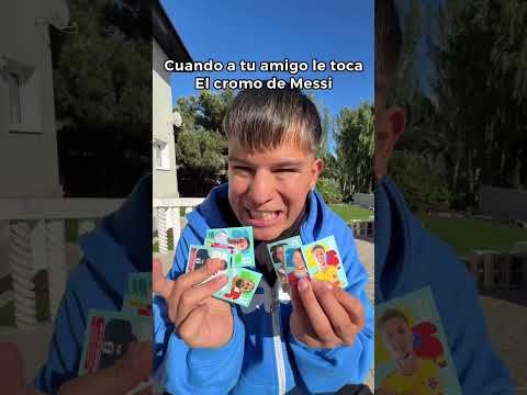 POV: Cuando A Tu Amigo Le Toca El cromo De Messi 😂🚀 Paul Ferrer #short thumbnail
