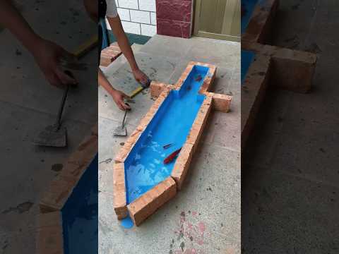 💖🐟 “Un Padre Humilde Construyó la Casa de Peces Soñada para Su Hija con Sus Propias Manos” 🧱#shorts thumbnail
