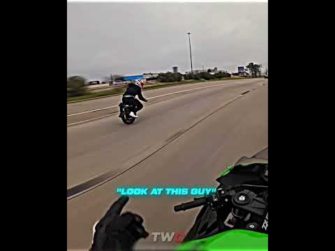 This Biker Saw a Funny Unicycle Rider 😂 thumbnail